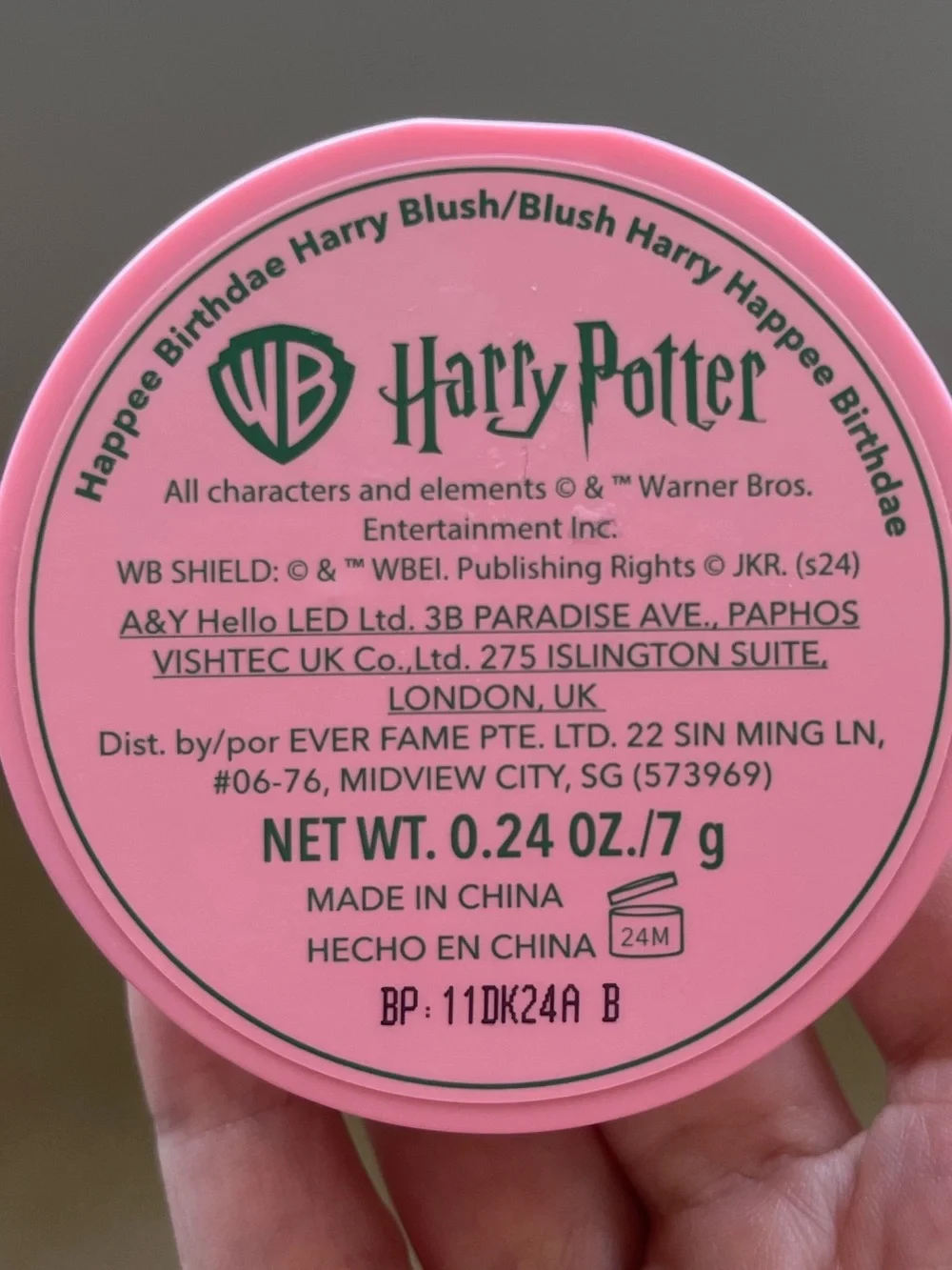 Happee Birthday Harry blush